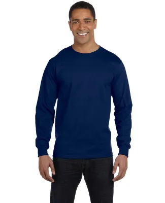 8400 Gildan 5.6 oz. Ultra Blend® 50/50 Long-Sleev in Navy
