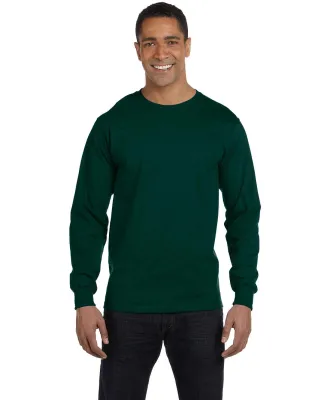 8400 Gildan 5.6 oz. Ultra Blend® 50/50 Long-Sleev in Forest green