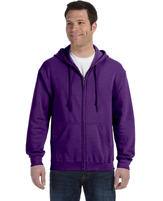 18600 Gildan 7.75 oz. Heavy Blend™ 50/50 Full-Zi in Purple