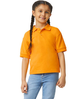 8800B Gildan Youth 5.6 oz. Ultra Blend® 50/50 Jer in Gold