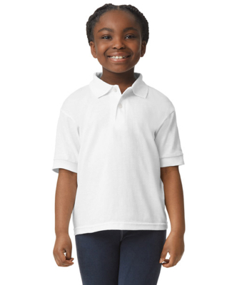 8800B Gildan Youth 5.6 oz. Ultra Blend® 50/50 Jer in White
