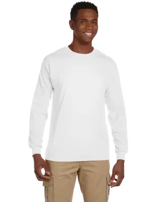 2410 Gildan 6.1 oz. Ultra Cotton® Long-Sleeve Poc in White