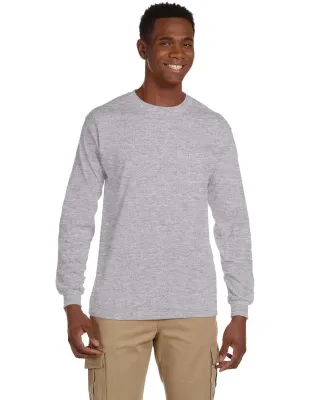 2410 Gildan 6.1 oz. Ultra Cotton® Long-Sleeve Poc in Sport grey