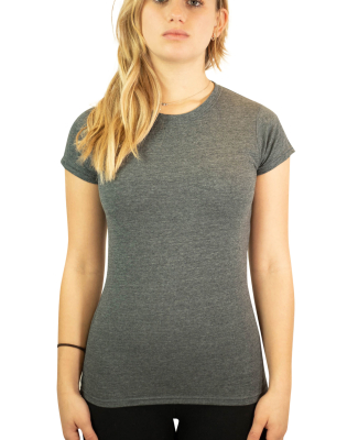 64000L Gildan Ladies 4.5 oz. SoftStyle™ Ringspun in Dark heather