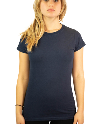 64000L Gildan Ladies 4.5 oz. SoftStyle™ Ringspun in Navy