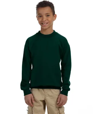 1800B Gildan Youth 7.75 oz. Heavy Blend™ 50/50 F in Forest green