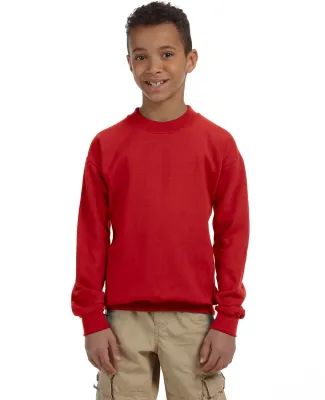 1800B Gildan Youth 7.75 oz. Heavy Blend™ 50/50 F in Red