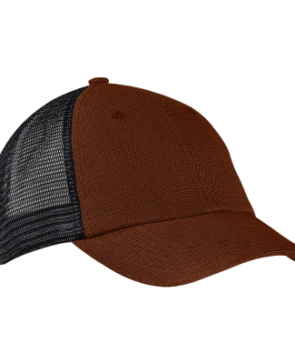 econscious EC7095 6.8 oz. Hemp Washed Soft Mesh Tr in Sienna/ black
