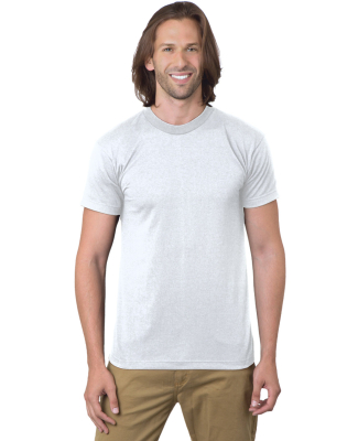 Bayside 1701 USA-Made 50/50 Short Sleeve T-Shirt in White