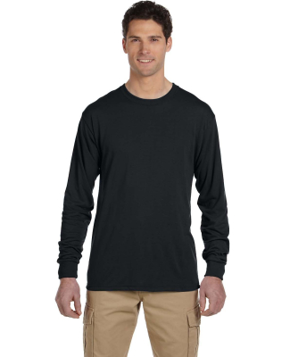 Jerzees 21MLR Dri-Power Sport Long Sleeve T-Shirt in Black