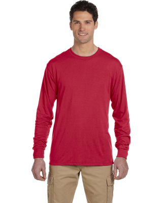 Jerzees 21MLR Dri-Power Sport Long Sleeve T-Shirt in True red