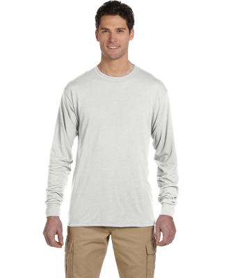Jerzees 21MLR Dri-Power Sport Long Sleeve T-Shirt in White