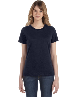 Anvil 880 Women's Lightweight Ringspun T-Shirt by  in Navy