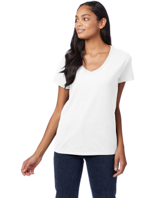 S04V Nano-T Women's V-Neck T-Shirt in White