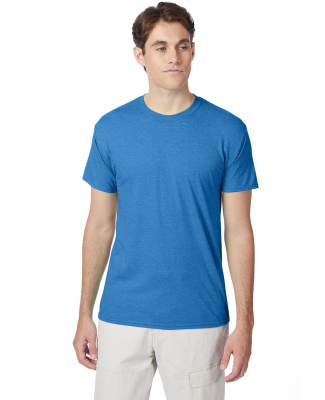 Hanes 42TB X-Temp Triblend T-Shirt with Fresh IQ o in Bonnet blue heather