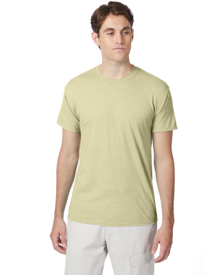 Hanes 42TB X-Temp Triblend T-Shirt with Fresh IQ o in Lemon meringue heather