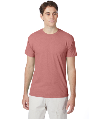 Hanes 42TB X-Temp Triblend T-Shirt with Fresh IQ o in Mauve heather