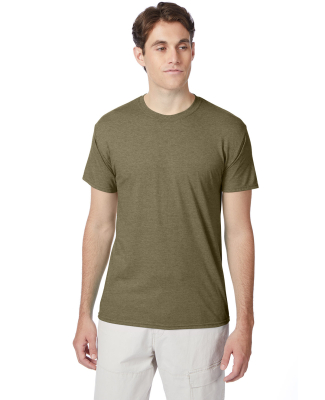 Hanes 42TB X-Temp Triblend T-Shirt with Fresh IQ o in Oregano heather
