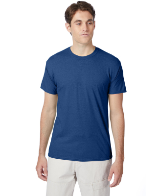 Hanes 42TB X-Temp Triblend T-Shirt with Fresh IQ o in Regal navy heather