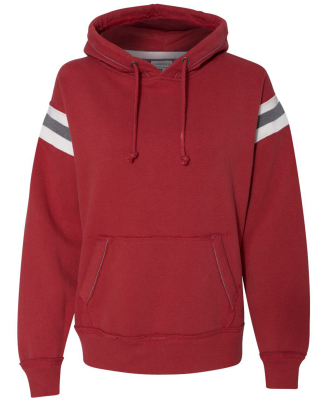 197 8847 Vintage Athletic Hooded Sweatshirt in Simply red