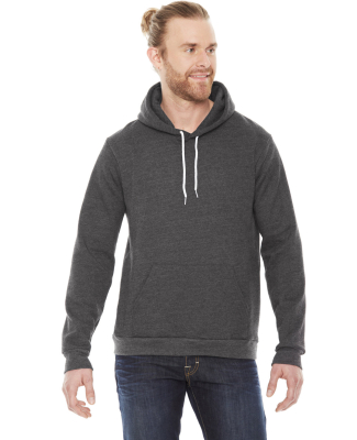 F498W Unisex Flex Fleece Drop Shoulder Pullover Ho in Dark heather grey