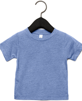 3413B Bella + Canvas Triblend Baby Short Sleeve Te in Blue triblend