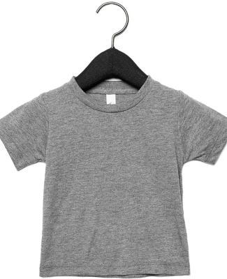3413B Bella + Canvas Triblend Baby Short Sleeve Te in Grey triblend