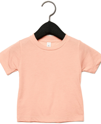 3413B Bella + Canvas Triblend Baby Short Sleeve Te in Peach triblend