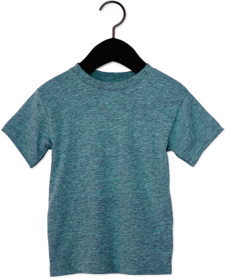 Bella + Canvas 3001T Toddler Tee in Heather deep teal