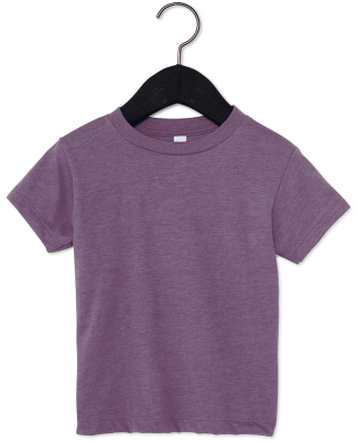 Bella + Canvas 3001T Toddler Tee in Heather team purple
