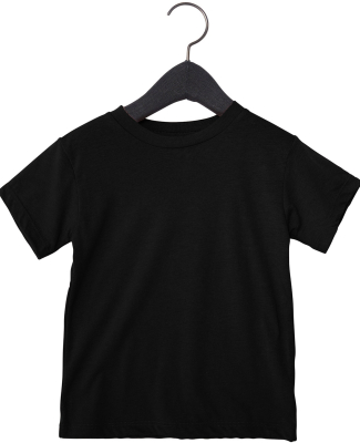 Bella + Canvas 3001T Toddler Tee in Solid black blend