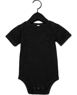 134B Bella + Canvas Baby Triblend Short Sleeve One in Charcoal black triblend
