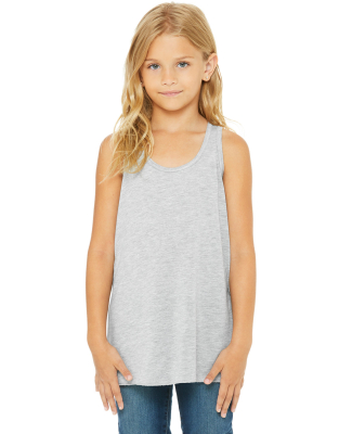 8800Y Bella + Canvas Youth Flowy RacerbackTank in Athletic heather