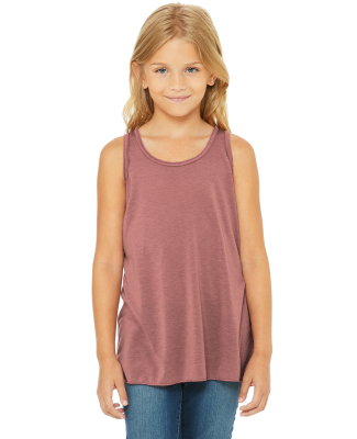 8800Y Bella + Canvas Youth Flowy RacerbackTank in Mauve