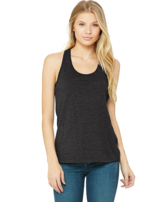6008 Bella + Canvas Women's Jersey Racerback Tank in Dark grey heather