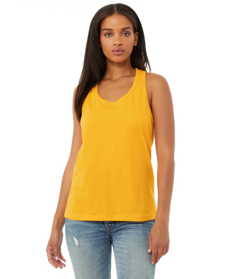 6008 Bella + Canvas Women's Jersey Racerback Tank in Gold