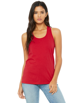 6008 Bella + Canvas Women's Jersey Racerback Tank in Red