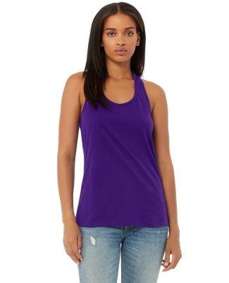 6008 Bella + Canvas Women's Jersey Racerback Tank in Team purple