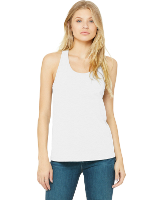 6008 Bella + Canvas Women's Jersey Racerback Tank in White