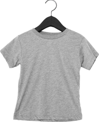 3413T Bella + Canvas Toddler Triblend Short Sleeve in Athletic grey triblend