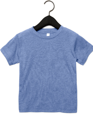 3413T Bella + Canvas Toddler Triblend Short Sleeve in Blue triblend