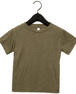 3413T Bella + Canvas Toddler Triblend Short Sleeve in Olive triblend