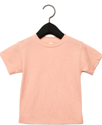 3413T Bella + Canvas Toddler Triblend Short Sleeve in Peach triblend