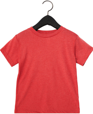 3413T Bella + Canvas Toddler Triblend Short Sleeve in Red triblend