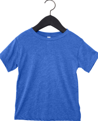 3413T Bella + Canvas Toddler Triblend Short Sleeve in True royal triblend