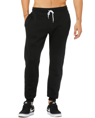 3727 Bella + Canvas Unisex Sponge Fleece Jogger Sw in Black