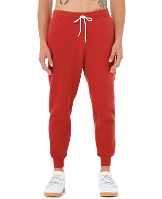 3727 Bella + Canvas Unisex Sponge Fleece Jogger Sw in Red