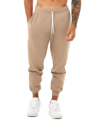 3727 Bella + Canvas Unisex Sponge Fleece Jogger Sw in Tan