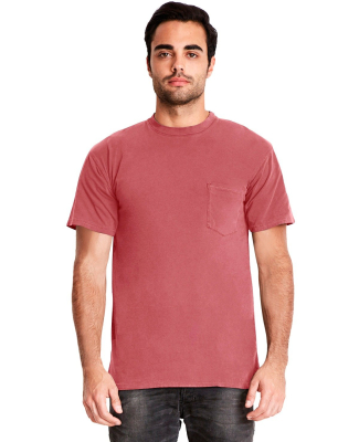 Next Level 7415 Inspired Dye Pocket Crew in Smoked paprika