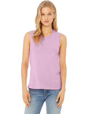 Women's Long Muscle Tank in Lilac